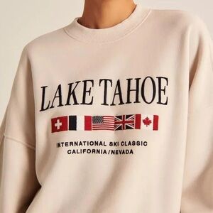 Abercrombie Lake Tahoe Embroidered Sweatshirt